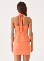 Marimae Halter Mini Dress