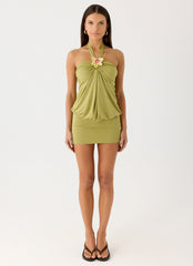 Marimae Halter Mini Dress