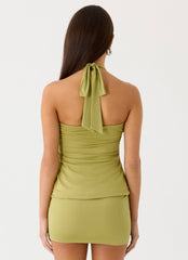 Marimae Halter Mini Dress