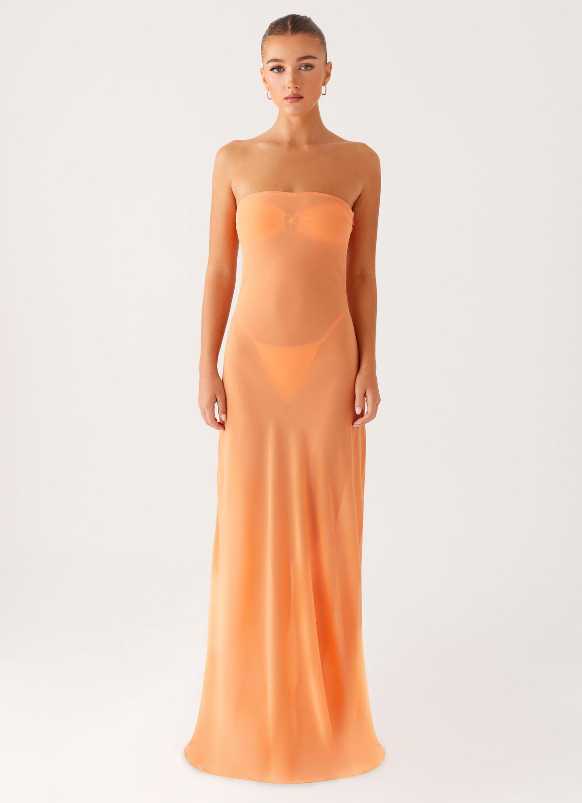 Mattie Strapless Maxi Dress