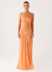 Mattie Strapless Maxi Dress