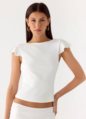 Maxina Cap Sleeve Top