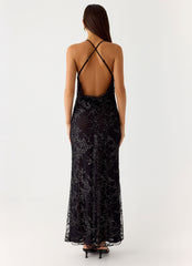Mayim Sequin Maxi Dress
