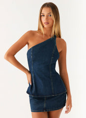 Maysa Denim Top