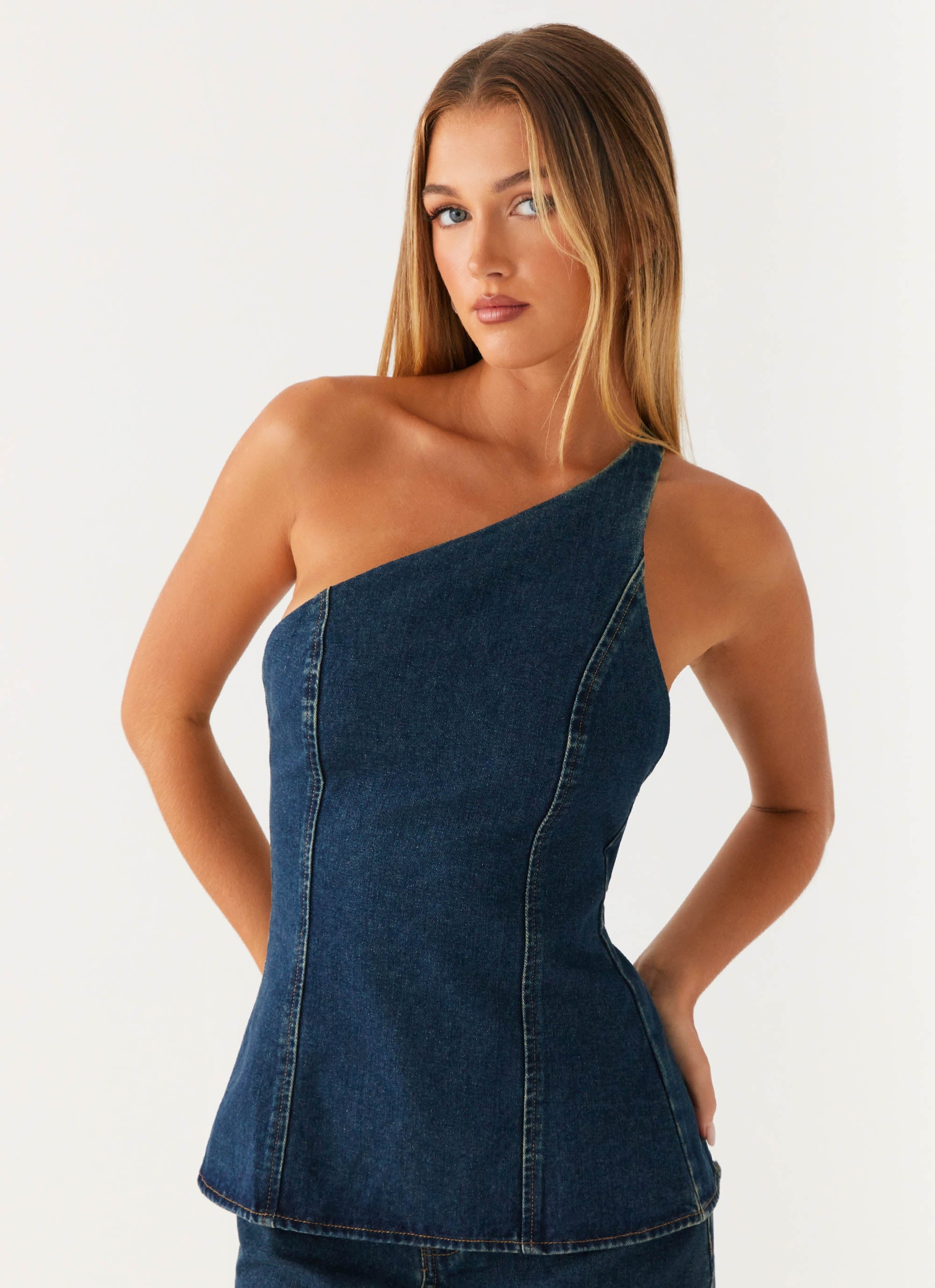 Maysa Denim Top