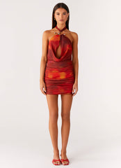 Midnight Ember Mini Dress