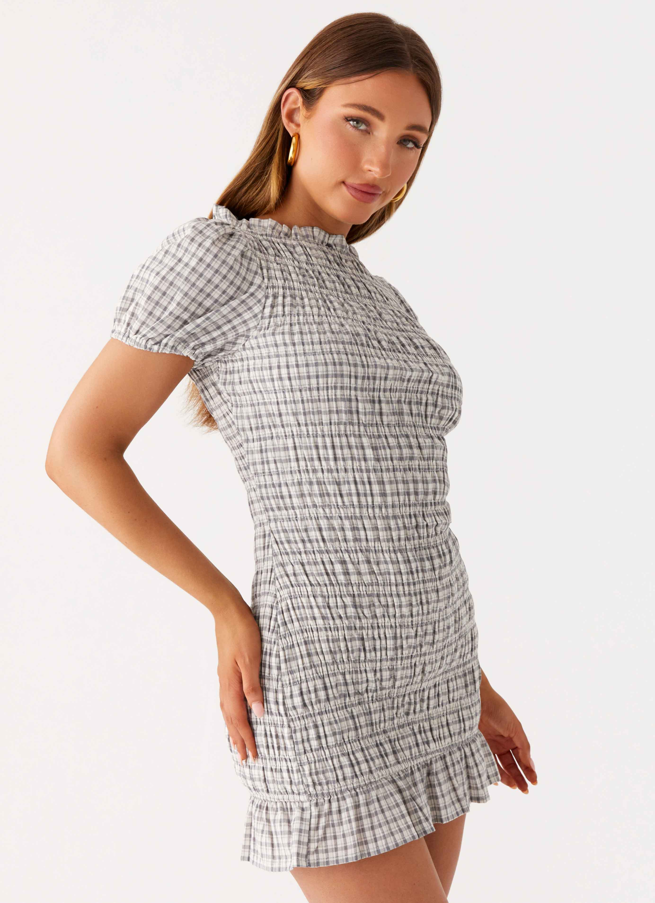 Millicent Ruched Mini Dress
