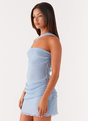 Misty Mesh Mini Dress