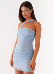 Misty Mesh Mini Dress