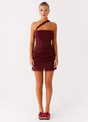 Misty Mesh Mini Dress