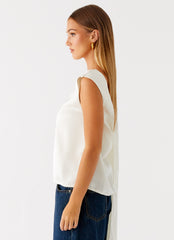 Mojito Cowl Top