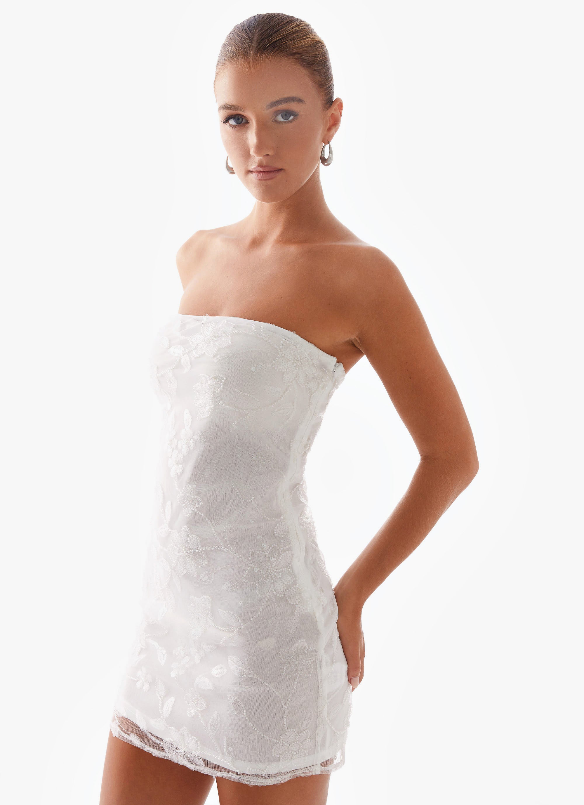Moorey Beaded Mini Dress