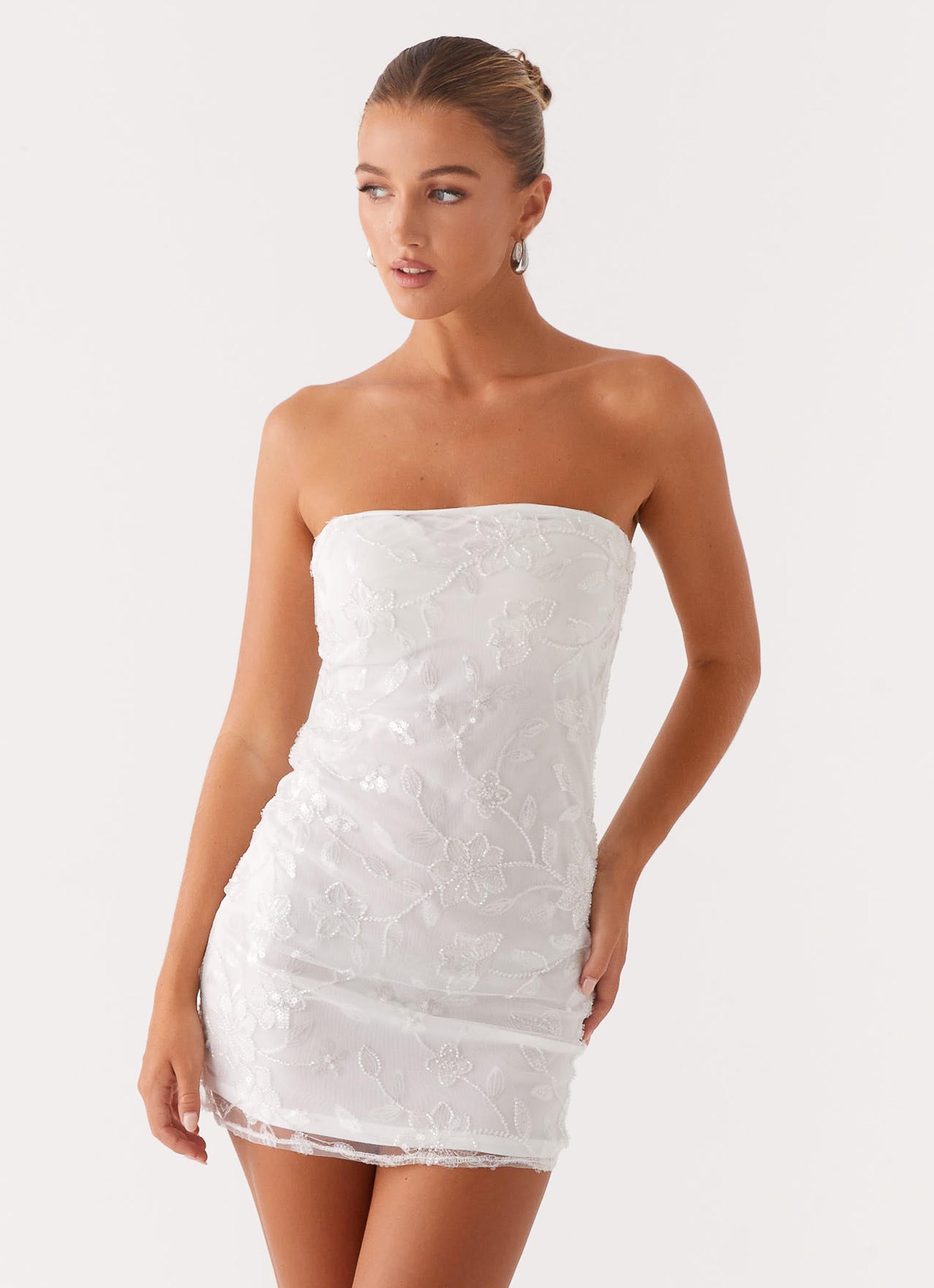 Moorey Beaded Mini Dress