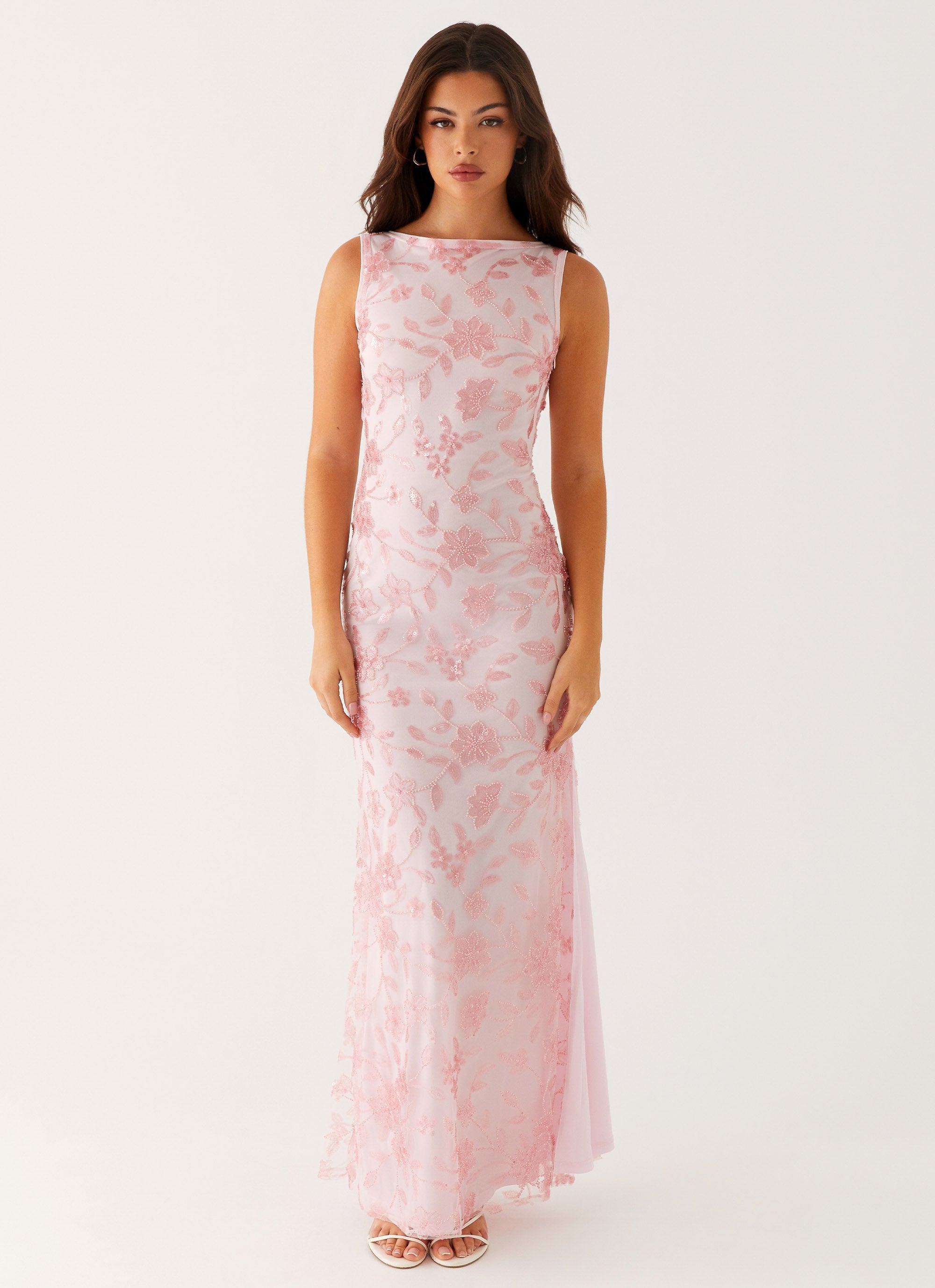 Moorey High Neck Maxi Dress