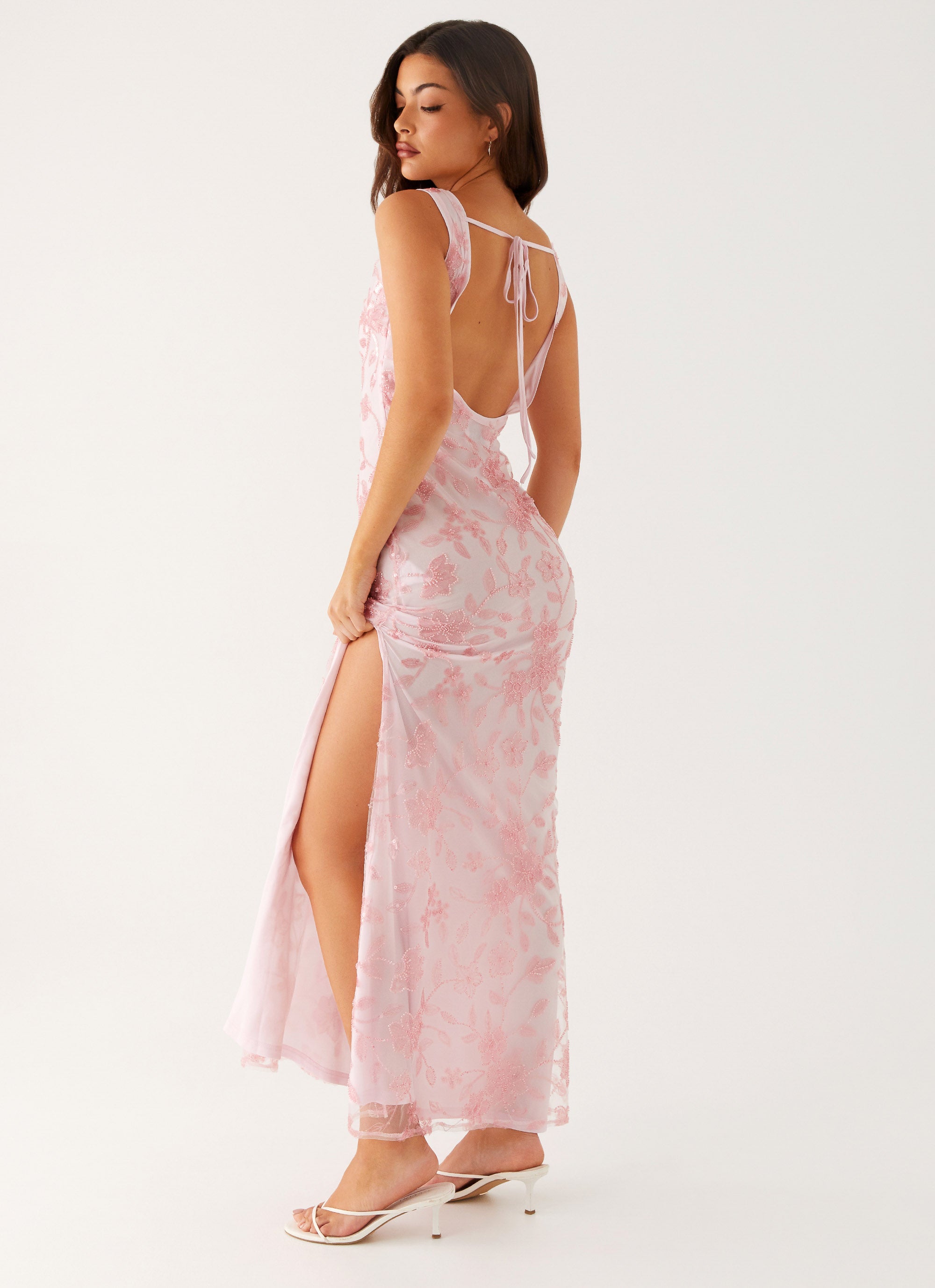 Moorey High Neck Maxi Dress