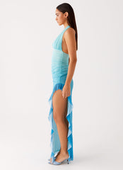 Moraya Halterneck Maxi Dress