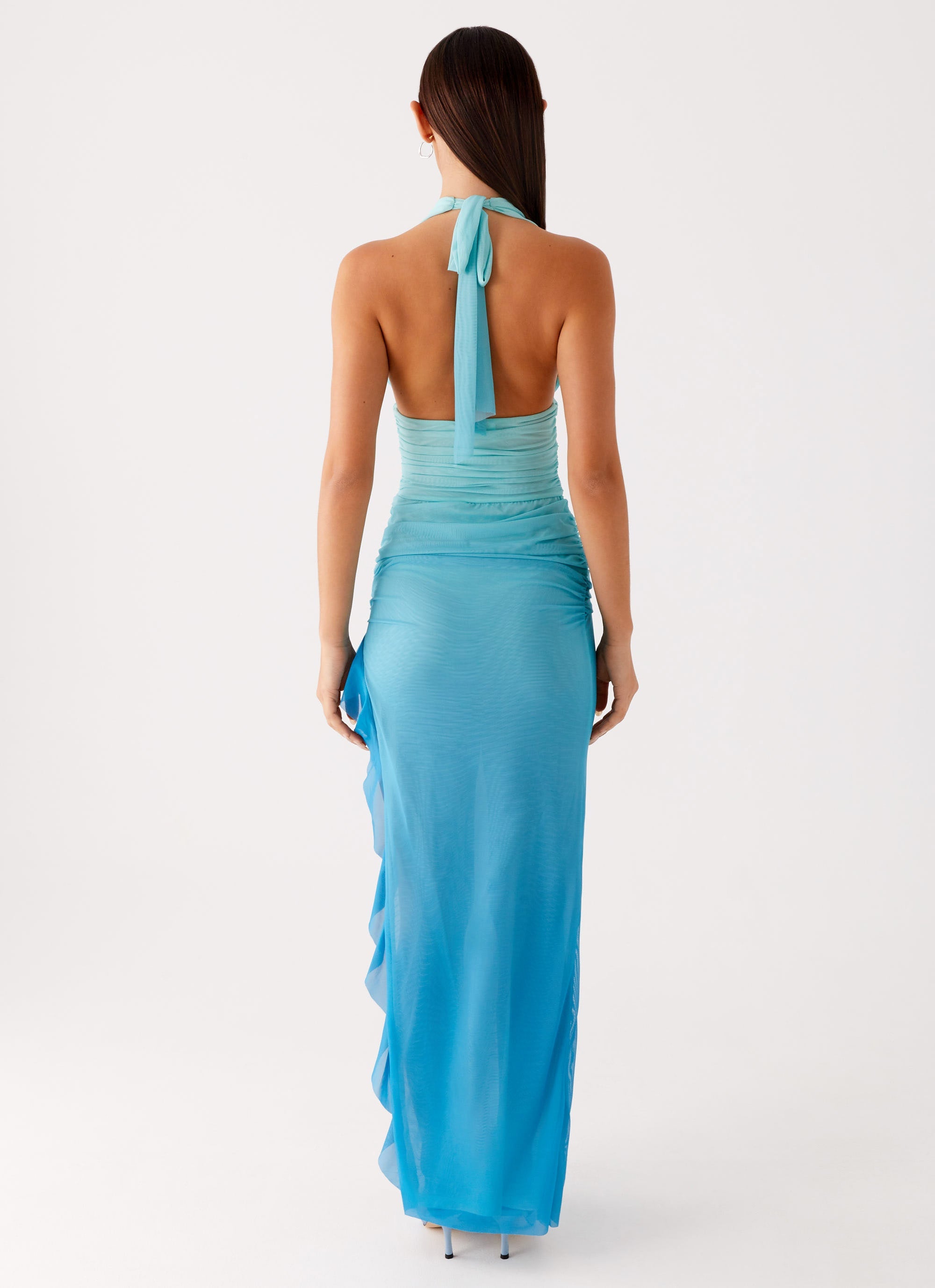 Moraya Halterneck Maxi Dress