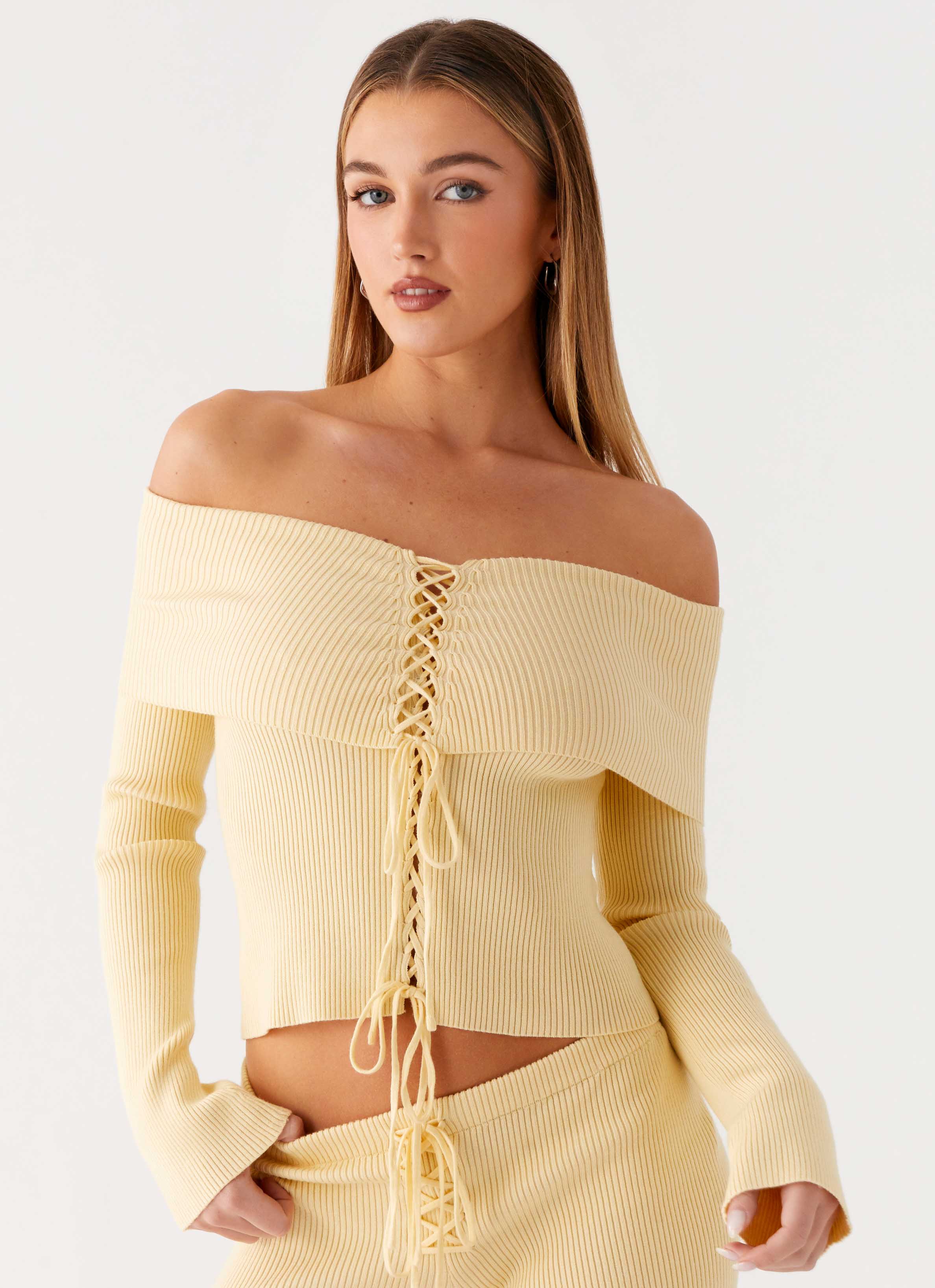 Muted Muse Knit Long Sleeve Top