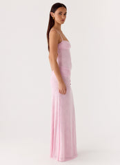 Natty Lace Mesh Maxi Dress