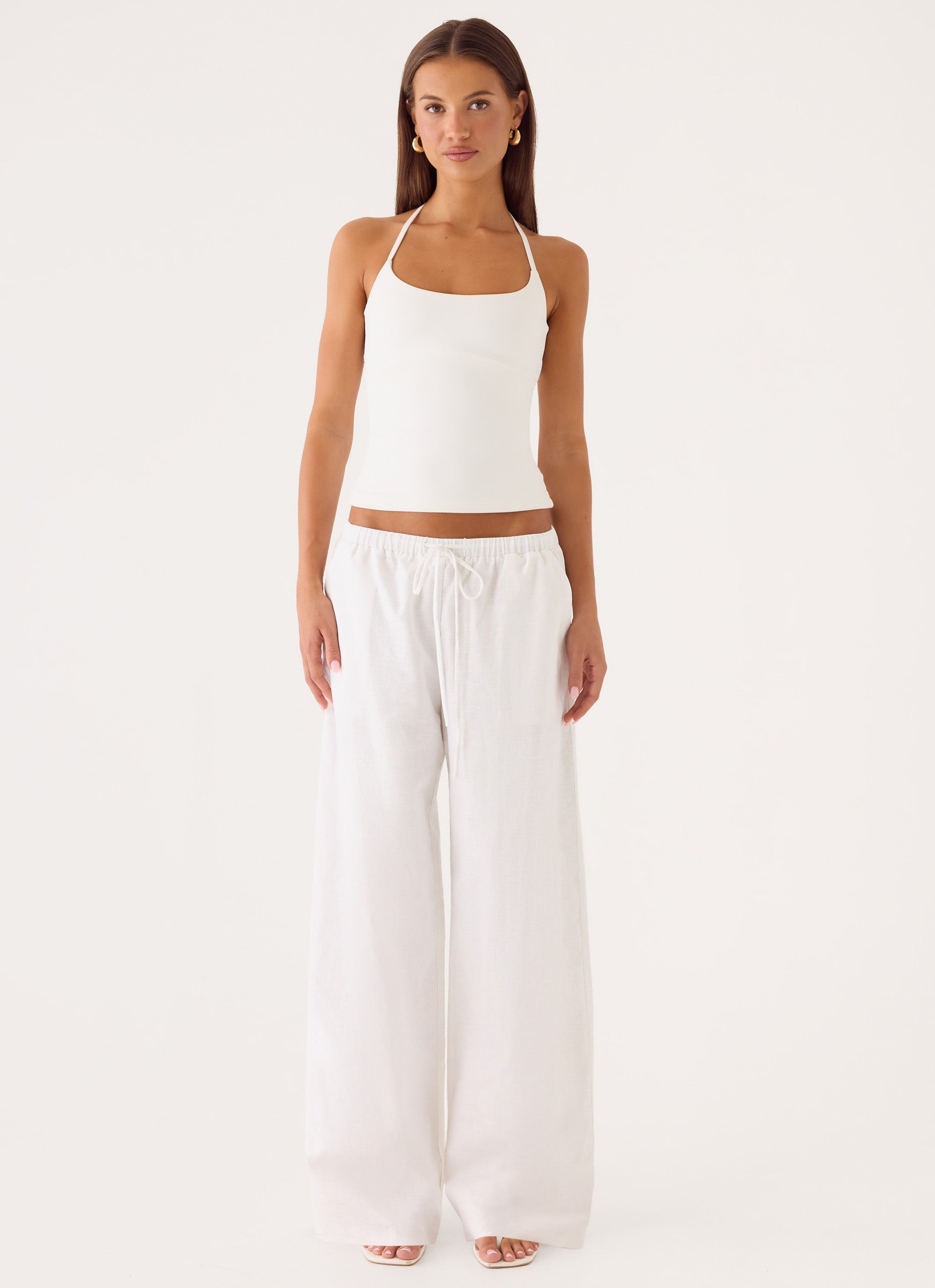 Norene Linen Wide Leg Pant