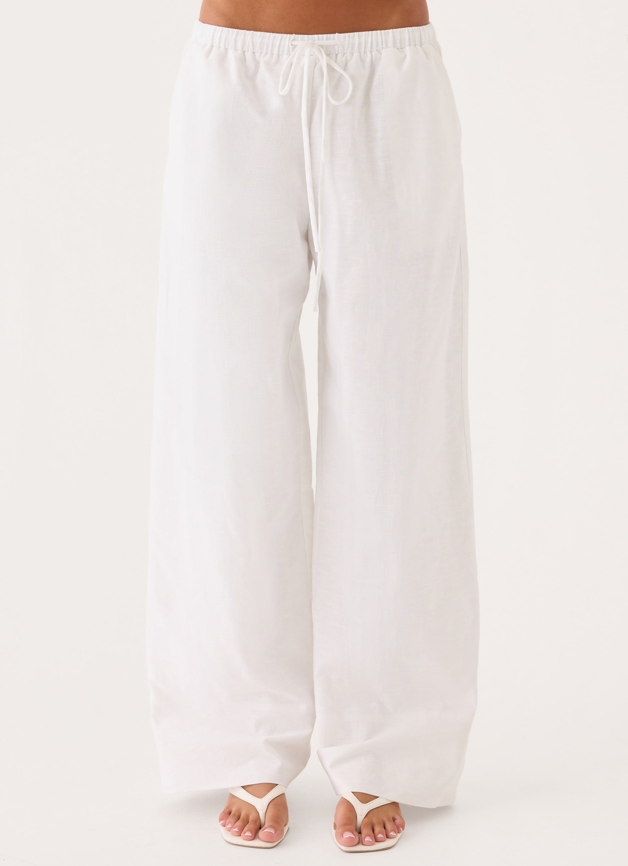 Norene Linen Wide Leg Pant