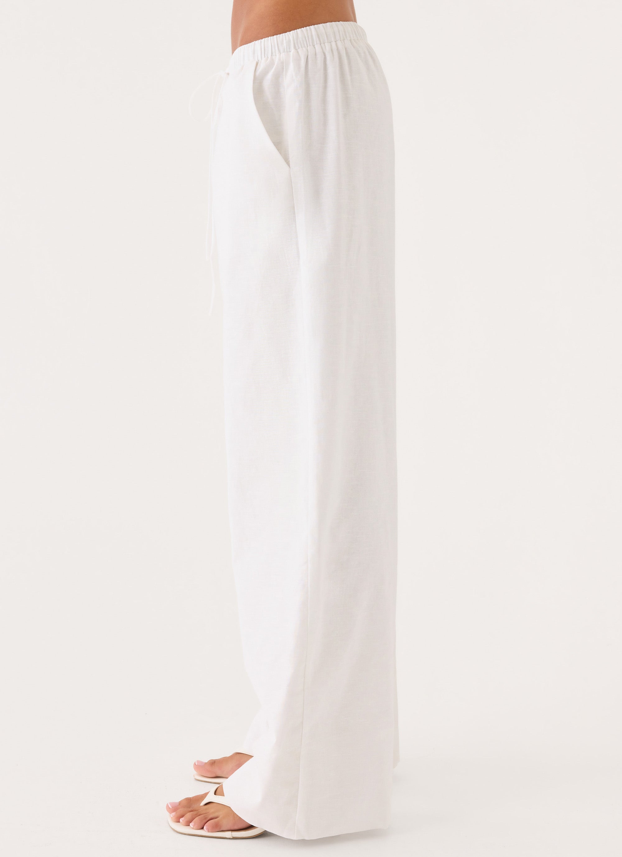 Norene Linen Wide Leg Pant