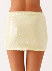 Nostalgic Nights Sequin Mini Skirt
