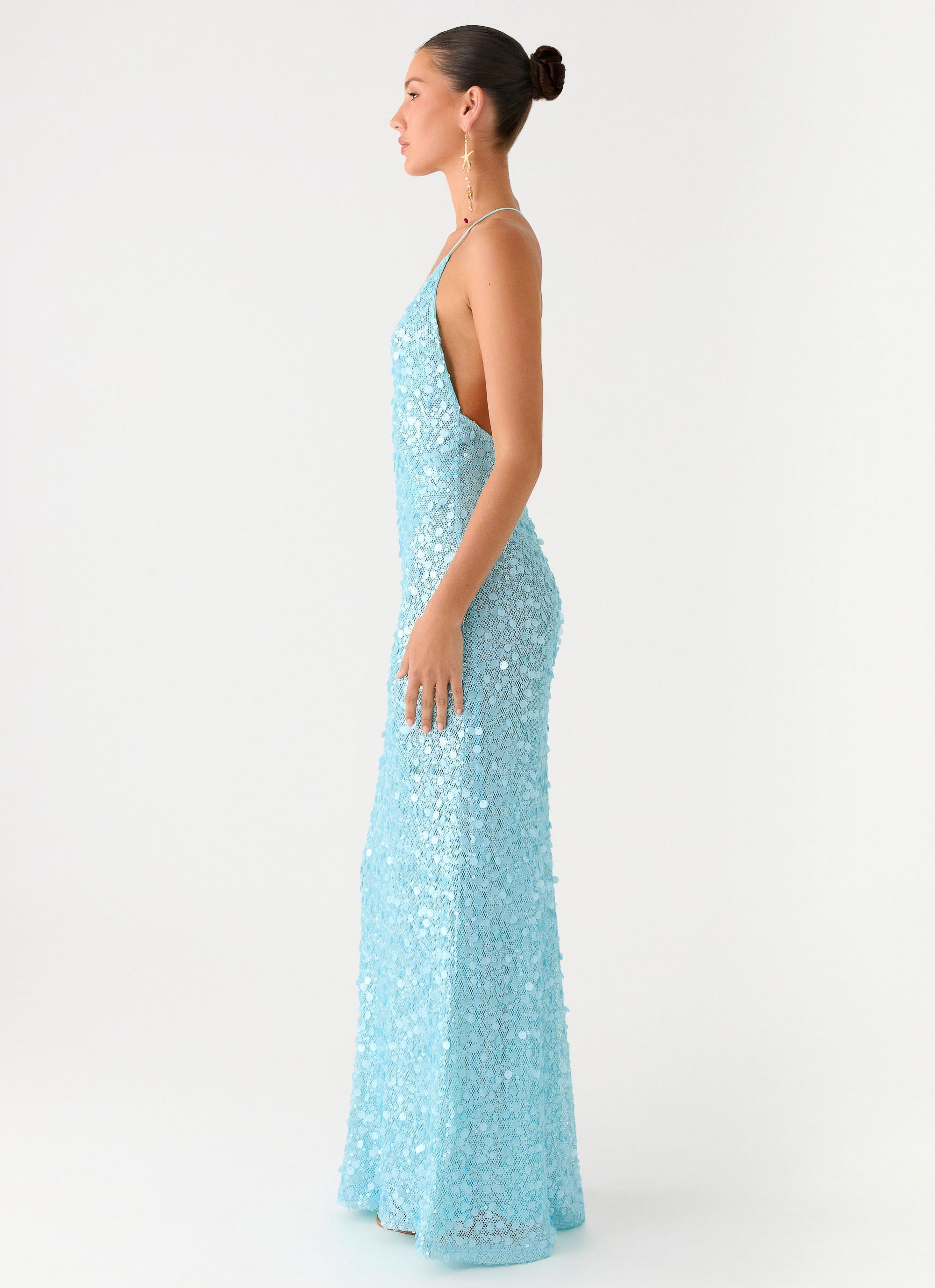 Ocean Views Sequin Maxi Dress