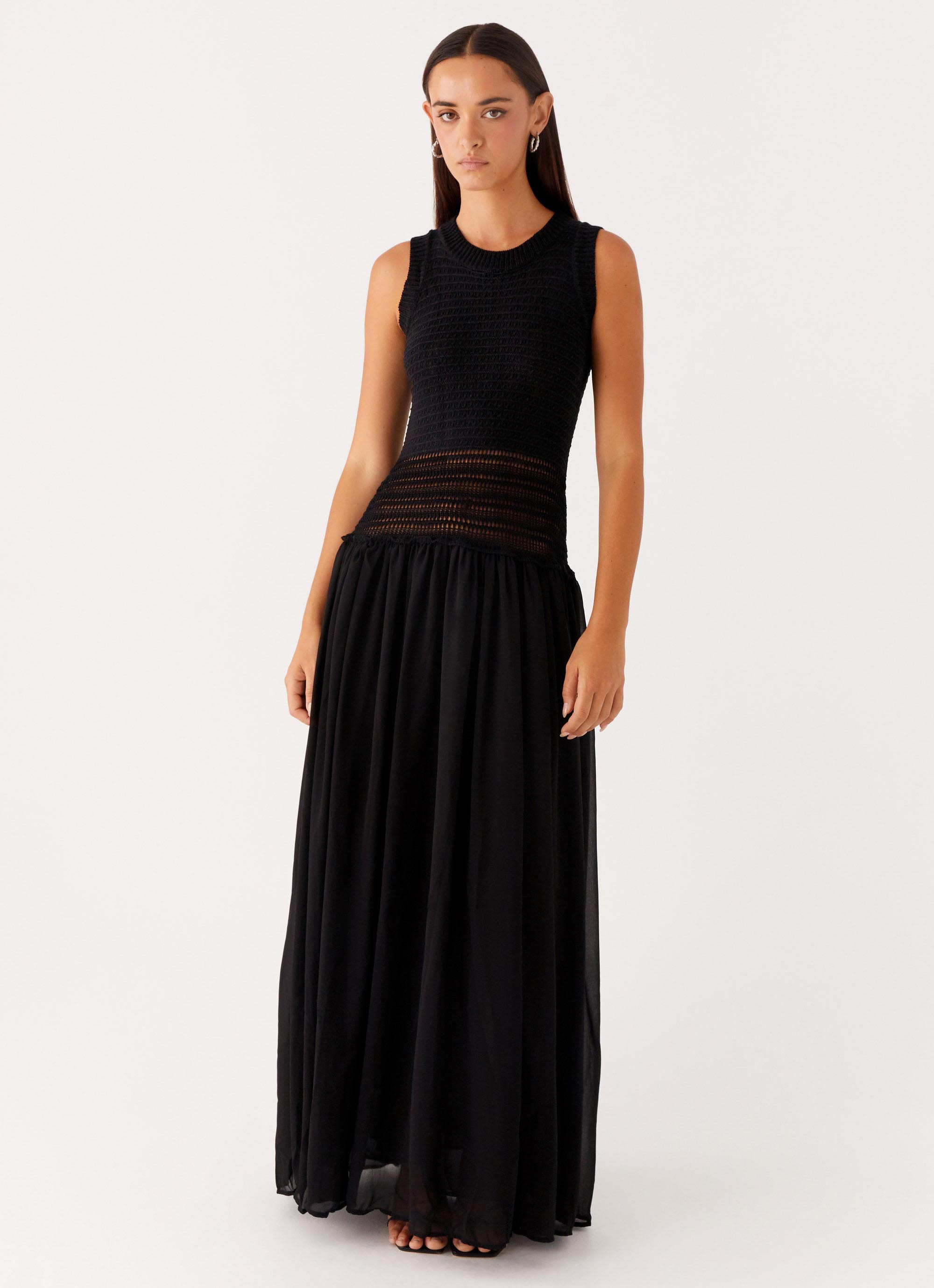 Off Grid Crochet Maxi Dress
