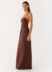 Off The Table Linen Maxi Dress