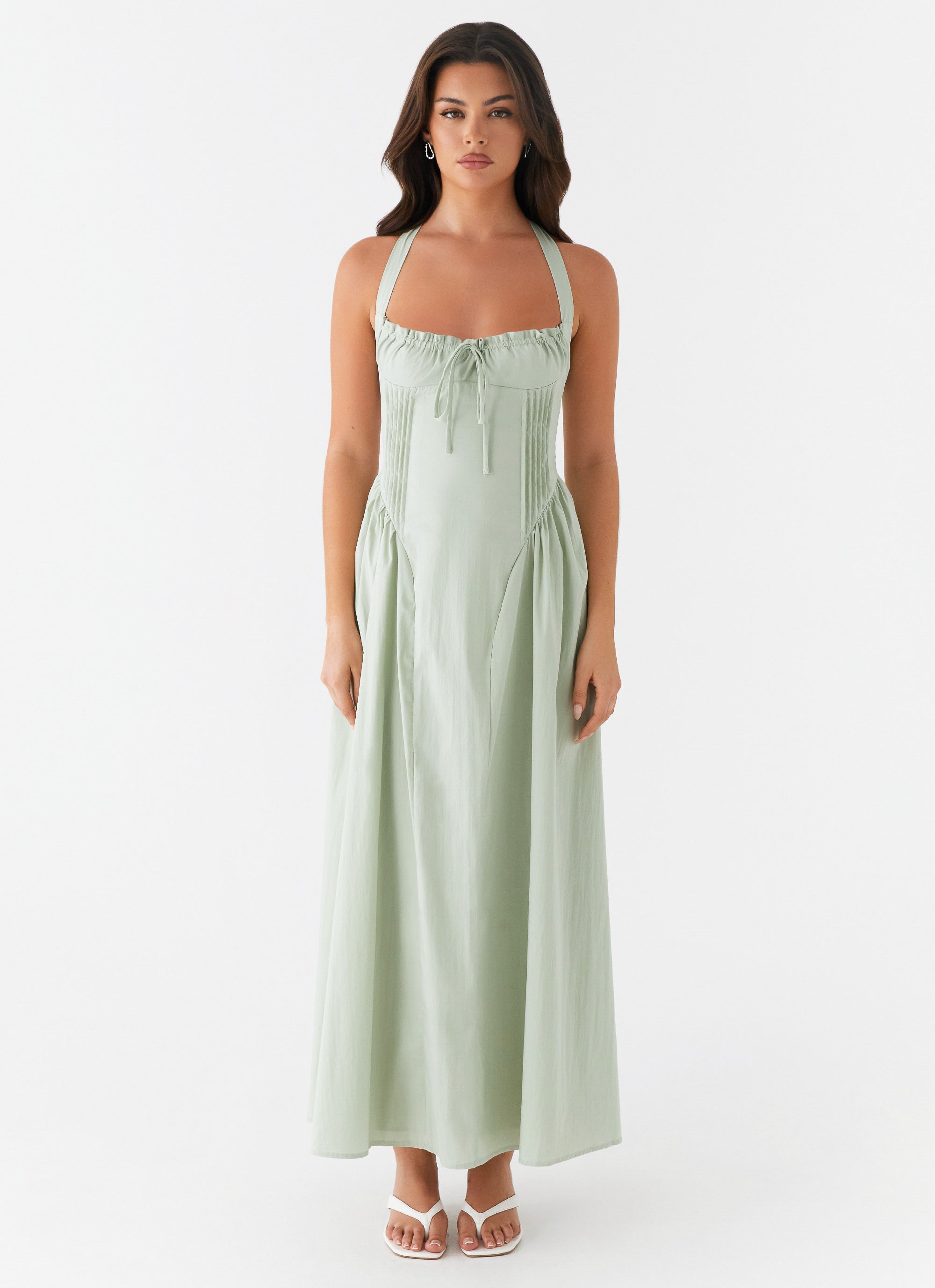 Olenna Halterneck Midi Dress