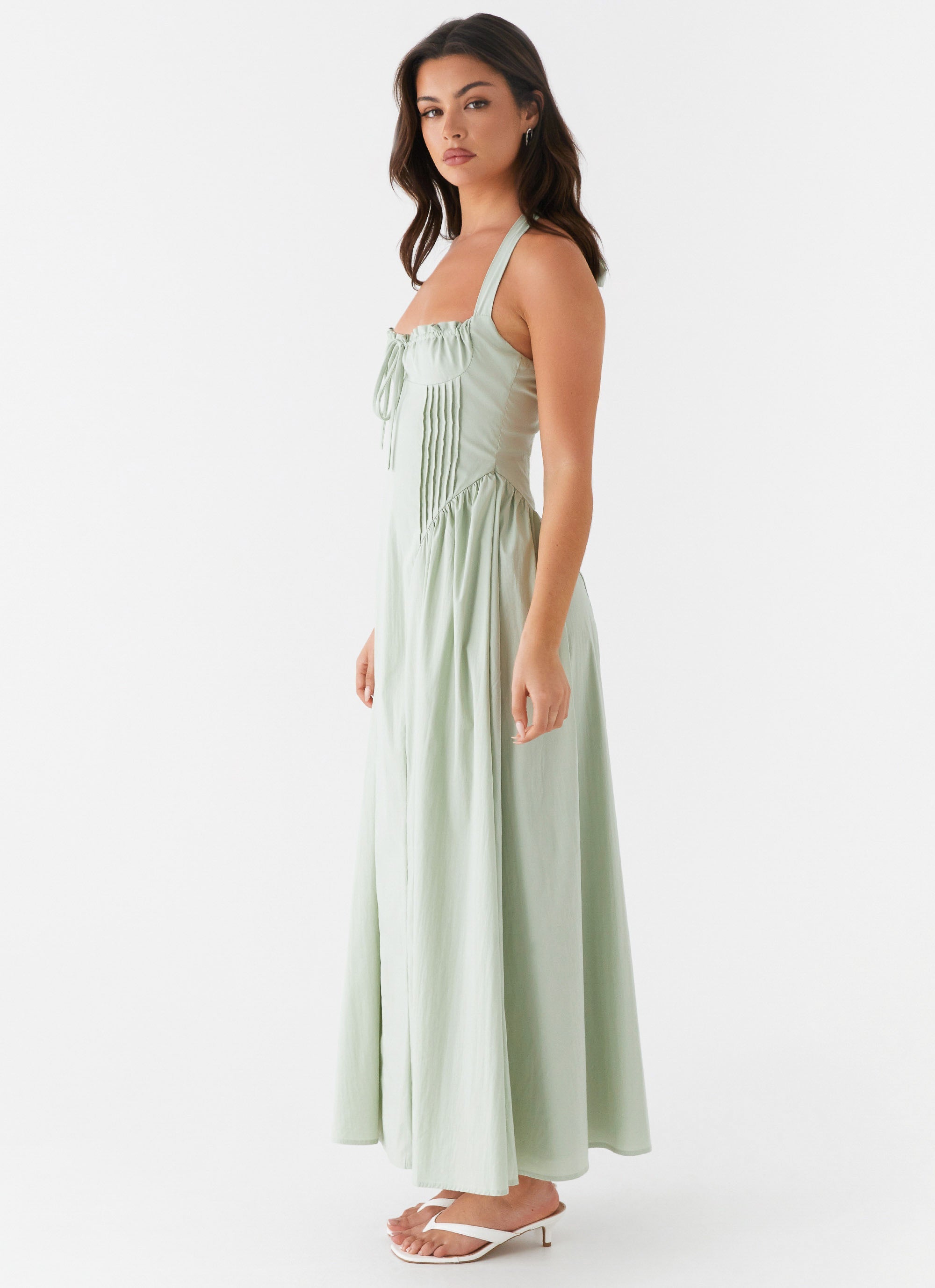 Olenna Halterneck Midi Dress