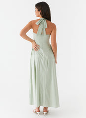 Olenna Halterneck Midi Dress