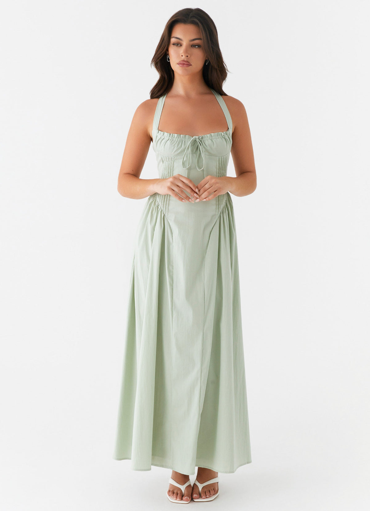 Olenna Halterneck Midi Dress