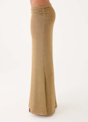 Olyssia Shimmer Maxi Skirt