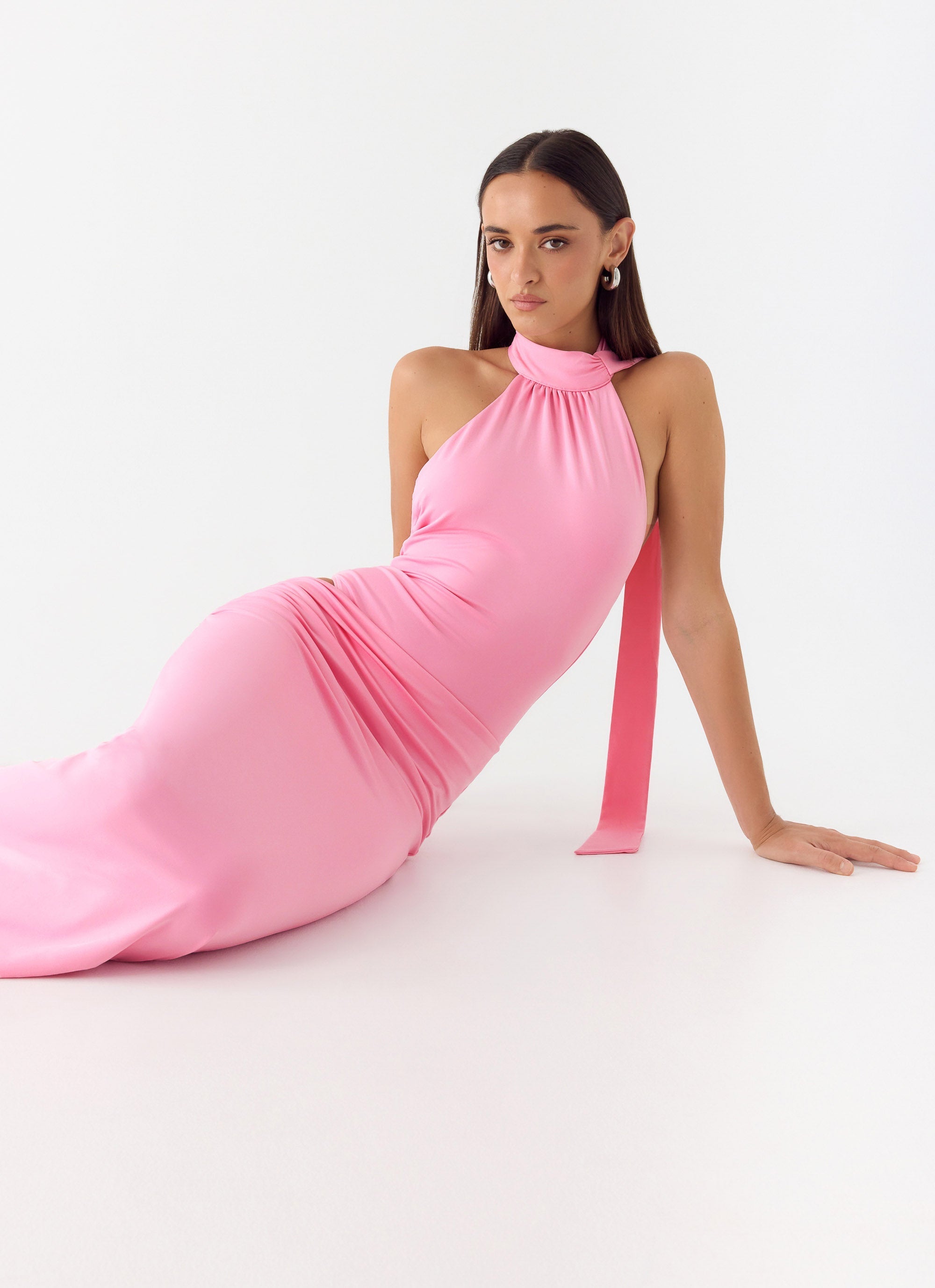 On My Way Bodysuit Maxi Dress