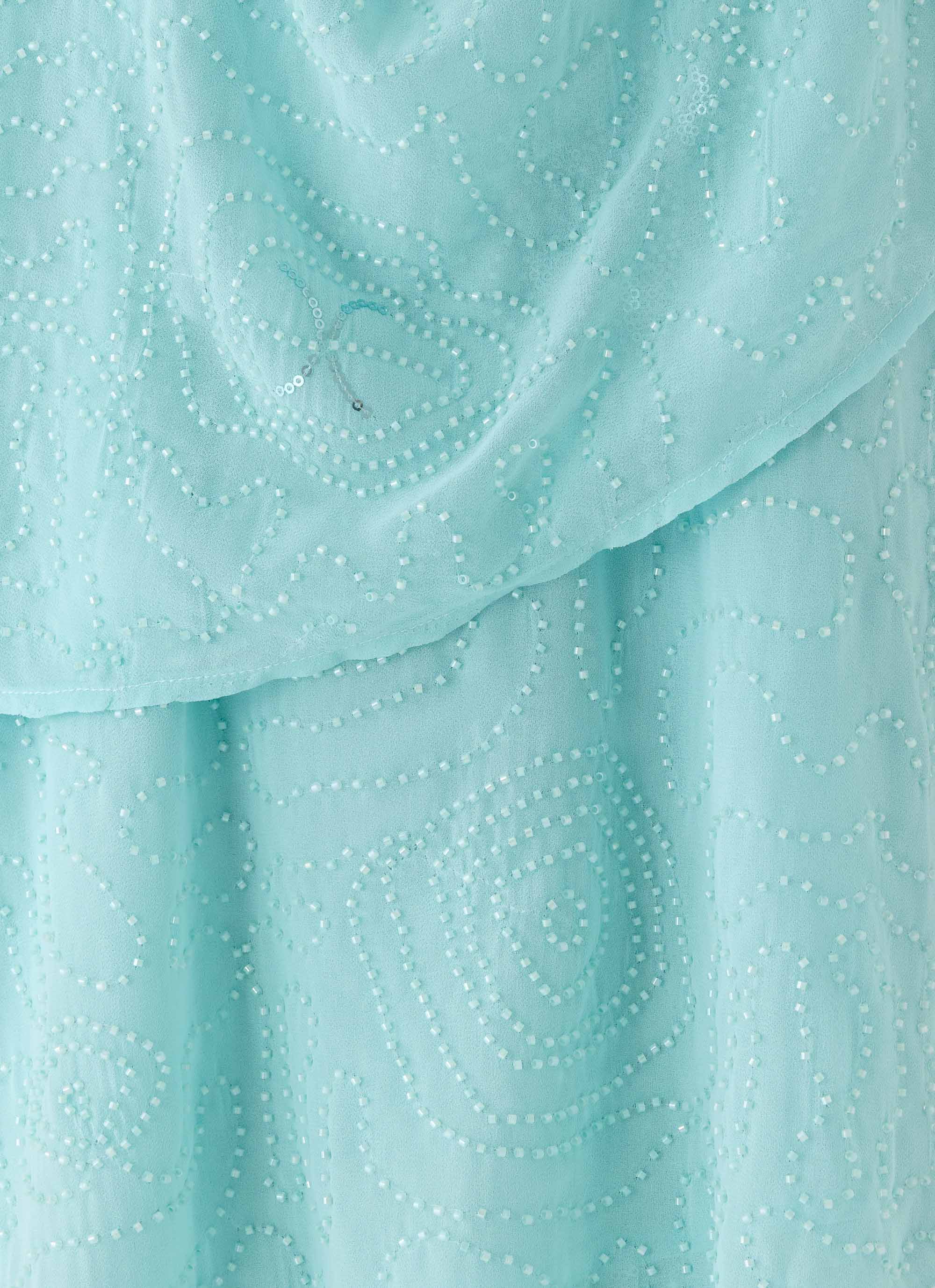 On The Go Beaded Mini Dress