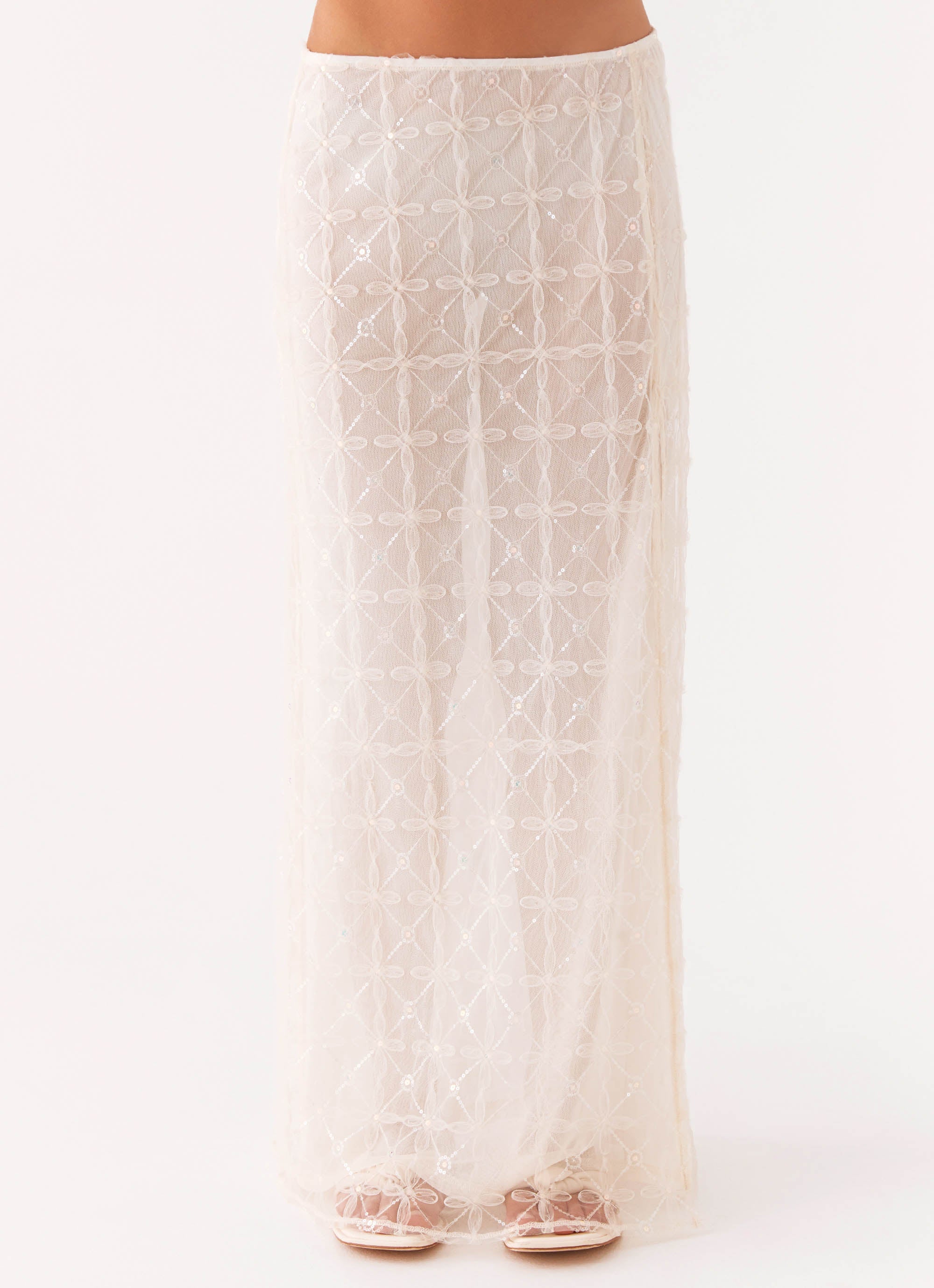 Opal Sequin Maxi Skirt
