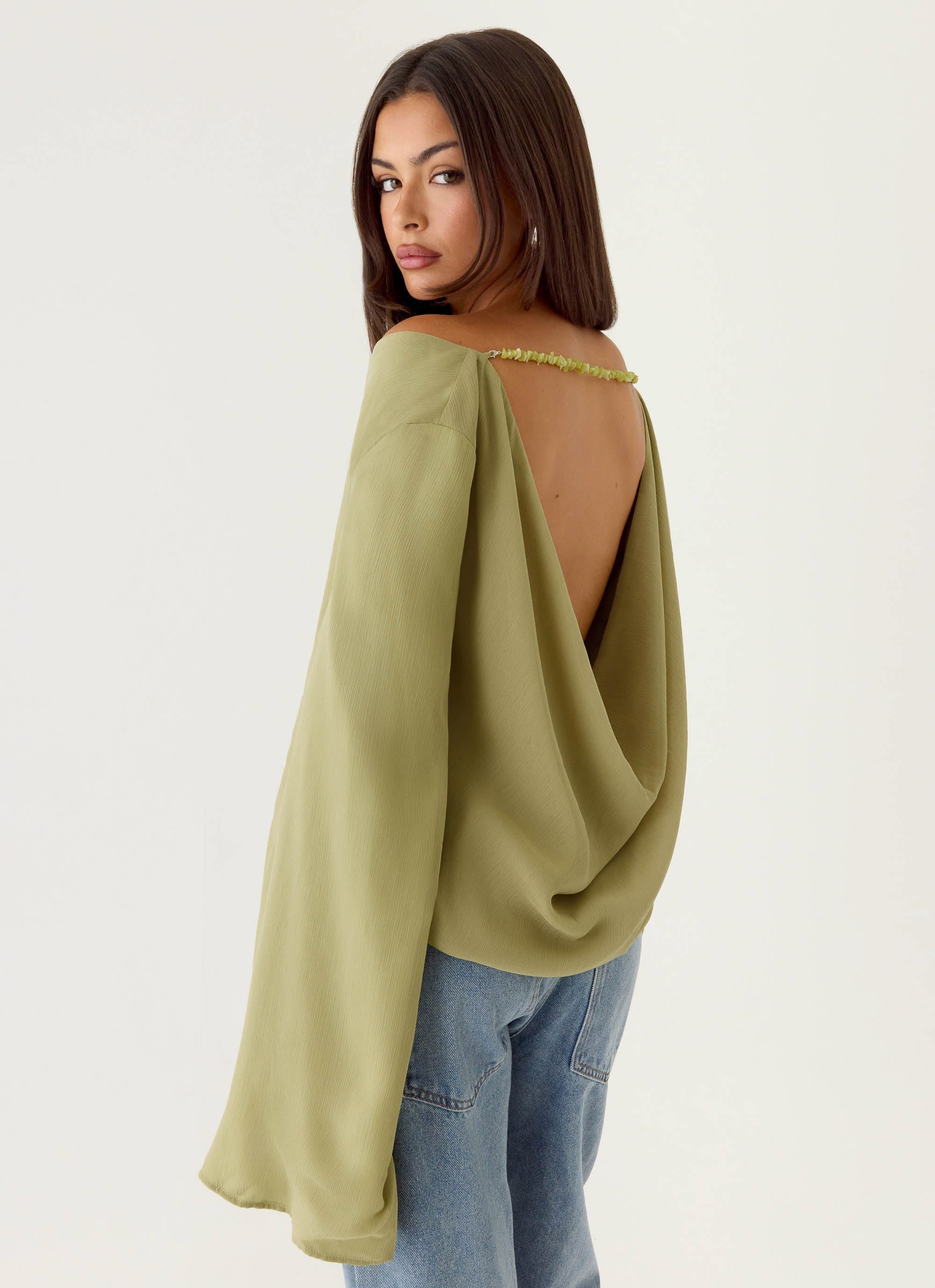 Orelia Long Sleeve Top