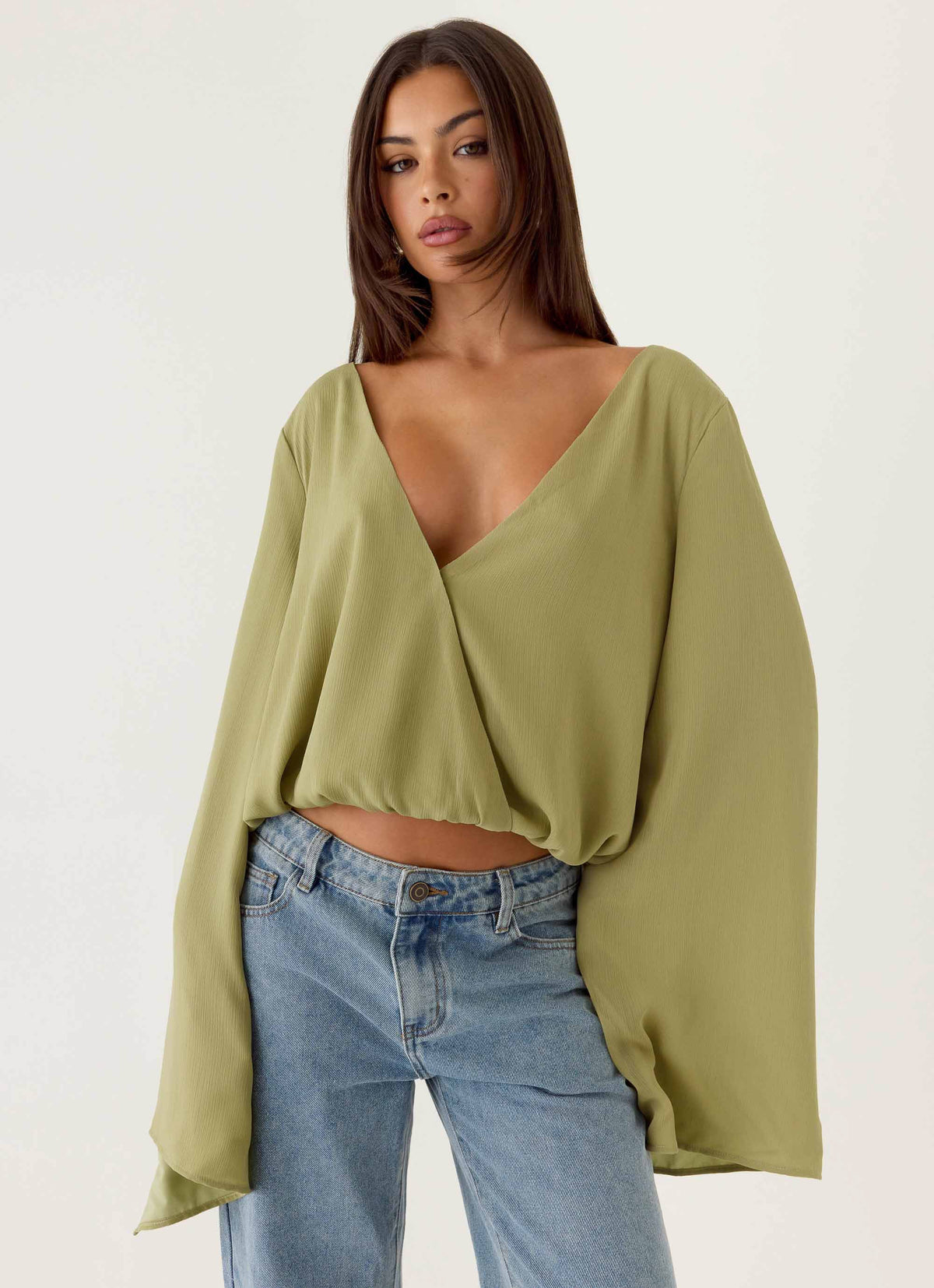 Orelia Long Sleeve Top