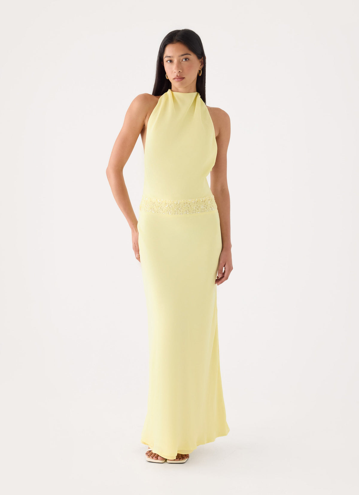 Oria Halter Maxi Dress