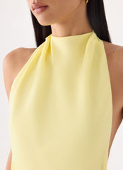 Oria Halter Maxi Dress
