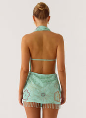 Outlaw Beaded Mini Dress