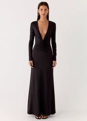 Palm Haze Maxi Dress