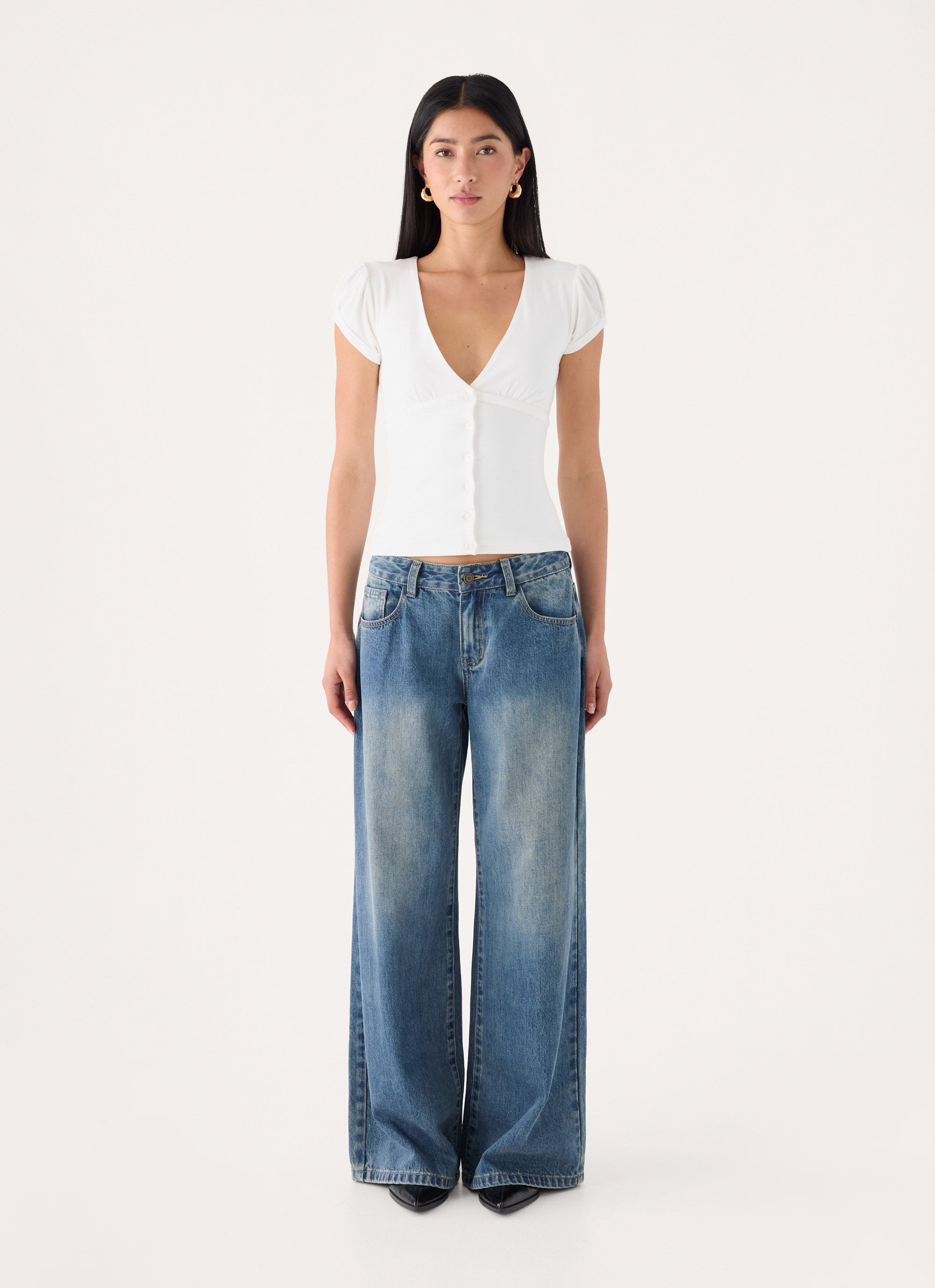 Panasi Button Up Top