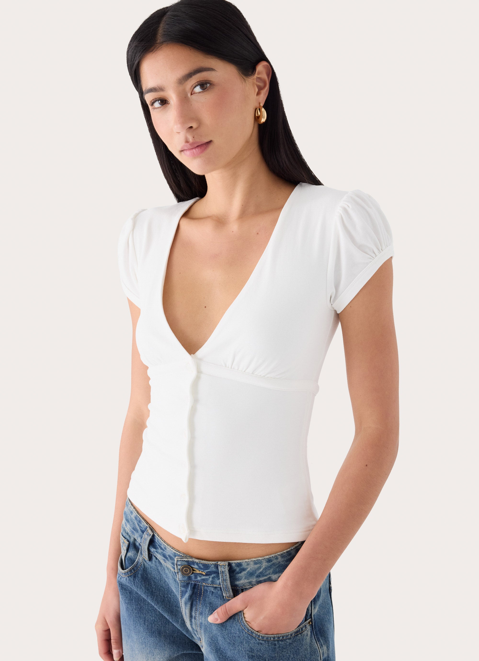 Panasi Button Up Top