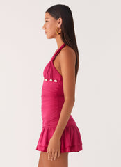 Payback Shell Trim Mini Dress