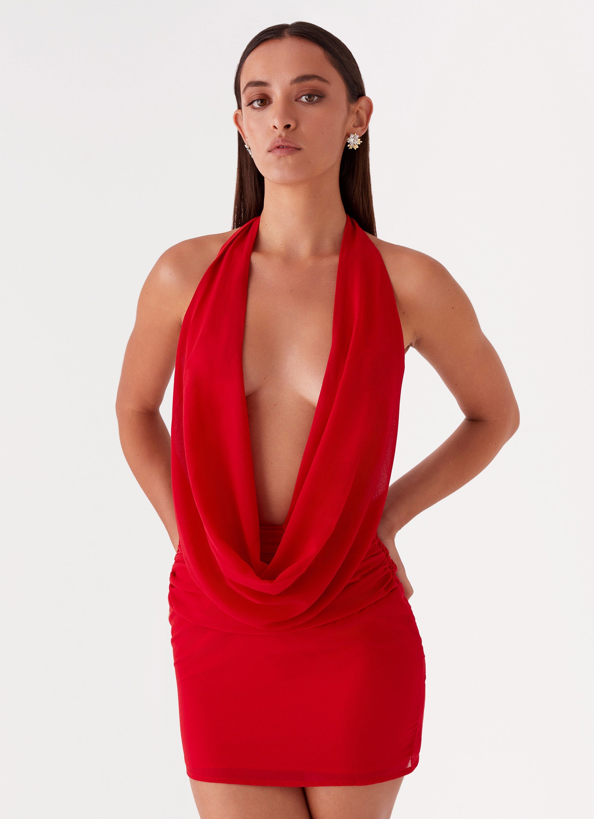 Elysia Chiffon Mini Dress