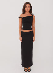 Solace Soul Twist Shoulder Top
