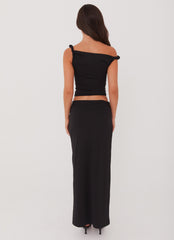 Solace Soul Twist Shoulder Top